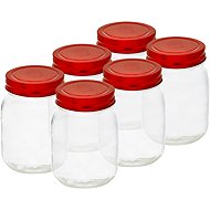 Toro Preserving Jar with Lid 380ml, 6pcs - Canning Jar