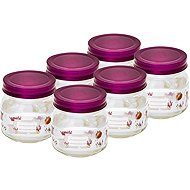 Toro Preserving Jar with Lid 250ml, 6pcs, Lavender - Canning Jar