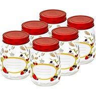 Toro Preserving Jar with Lid 380ml 6pcs Fruit - Canning Jar