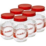 Toro Preserving Jar with Lid 500ml, 6 pcs, Domestic - Canning Jar