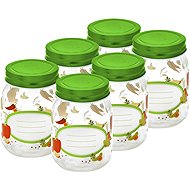 Toro Preserving Jar with Lid 380ml 6pcs Vegetables - Canning Jar