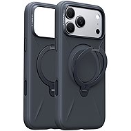 Torras OStand Q3 Silicone Black for iPhone 18 Pro - Phone Cover