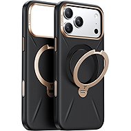 Torras Ostand Q3 VegSkin Obsidian Black iPhone 17 Pro - Handyhülle