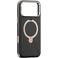 Torras Ostand Q3 VegSkin Black iPhone 18 Pro - Phone Cover