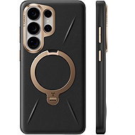 Torras Ostand Q3 VegSkin Obsidian Black for Samsung Galaxy S26 Ultra - Phone Cover