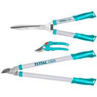 TOTAL Secateurs, set of 3 - Pruning Shears