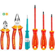 Total Electrician's tools set 6 pcs, industrial - Tool Set