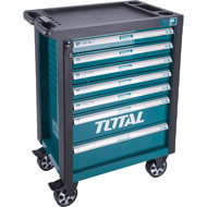 Total Workshop trolley with tools 162 pcs, industrial - Tool Set