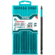 Total Nárazové šroubovací bity S2 250 mm, sada 10 ks, industrial - Bit Set