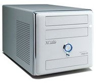 AOpen XC Cube EZ915 bílý (white), i915G, 2x DDR400, SATA, int. VGA+PCIe x16, audio, GLAN - PC Case