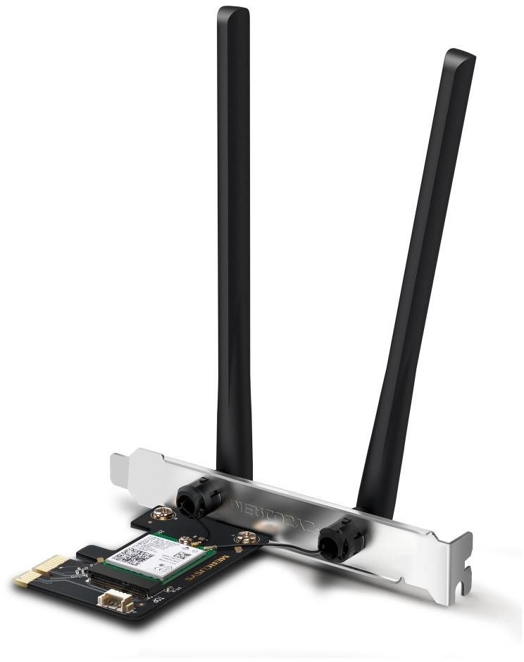 Mercusys MA80XE, Wi-Fi 6 AX3000, Bluetooth - WiFi Network Card