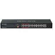 Mercusys MS126CP, 24x FE PoE+ 2xGb rack switch - Switch