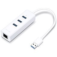 TP-Link UE330 USB 3.0 3-Port Hub & Gigabit Ethernet Adapter - Port replikátor