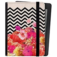 Caseable C13-CF universal case for book readers - Chevron Flora motif - E-Book Reader Case