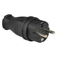 TP electric 1 × 16 A / IP44 - Rubber cable plug - Plug
