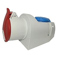 SEZ-CZ Wall socket 16 A / 5p combined 230 V, IP44 - Socket