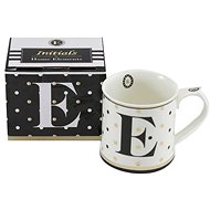 HOME ELEMENTS Porcelain mug - Letter E - Mug
