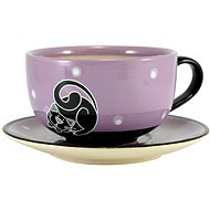 HOME ELEMENTS Cup with saucer Cat, 330 ml - Cup