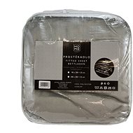 HOME ELEMENTS Micro Flannel Sheet - Dark Grey - 90x200cm - Bedsheet