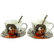 HOME ELEMENTS Shapo set with spoons -Mucha - Set of Cups