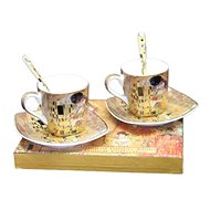 HOME ELEMENTS Espresso Set with Spoons - Klimt - Set of Cups