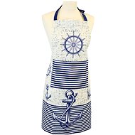 HOME ELEMENTS Kitchen Apron, Navy - Apron