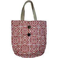 HOME ELEMENTS Cotton Bag 40 * 45cm, Flowers - Carry Bag