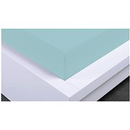 HOME ELEMENTS Stretch Sheet, Jersey 180x200cm, Light Blue, Cotton - Bedsheet