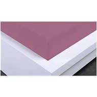 HOME ELEMENTS Stretch Sheet, Jersey, 160x200cm, Pink, Cotton - Bedsheet