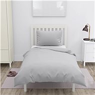 HOME ELEMENTS Cotton Bedding, Light Grey, Single Bed - Bed Linen