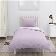 HOME ELEMENTS Cotton Bed Linen, White + Pink, Single Bed - Bed Linen