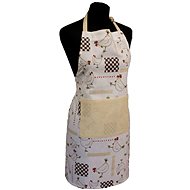 HOME ELEMENTS Kitchen Apron, 60*80cm, Hens - Apron