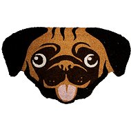 HOME ELEMENTS Coconut mat + plastic, dog, 43x73 cm - Doormat