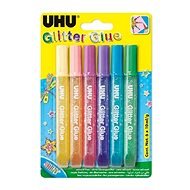 UHU Glitter Glue 6 x 10 ml csillogó ragasztó - Ragasztó