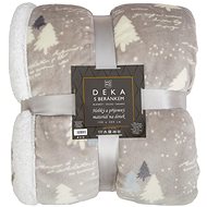 Home elements Blanket with lamb Forest, 150 × 200 cm - Blanket