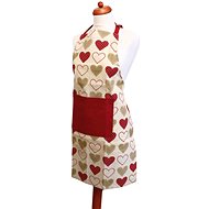 Home Elements Kitchen apron 60 × 80 cm, Heart motif - Apron