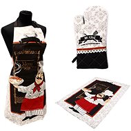 Home Elements Kitchen set Chef, apron, potholder with magnet, 2 dishcloths - Apron