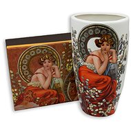 Home Elements Porcelain vase 23 cm Alfons Mucha - Vase