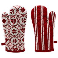 Home Elements Handkerchief with magnet Heart - Oven Mitt