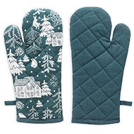 Home Elements Winter forest potholder with magnet - Oven Mitt