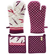 Home Elements Magnetic potholder and mat Lavender 2022 - Oven Mitt