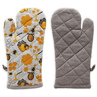 Home Elements Magnetic potholder and mat Bee - Oven Mitt