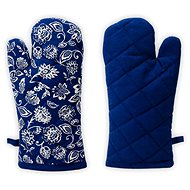 Home Elements Blueprint potholder with magnet - Oven Mitt