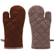 Home Elements Chocolate and rustic potholder with magnet - Oven Mitt