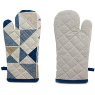 Home Elements Mittens geometric pattern - Oven Mitt