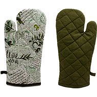 Home Elements Mittens Olives - Oven Mitt