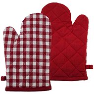Home Elements Kitchen mitt red kanafas - Oven Mitt