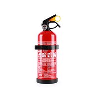 HTB - Fire protection Powder extinguisher with manometer (8A/34B/C) 1 kg - Fire Extinguisher 