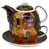 Home Elements Tea set 3 pcs, Klimt, Kiss, dark shade - Tea Set