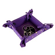 Home Elements Basket 34 × 34 cm, Purple cat - Small Basket